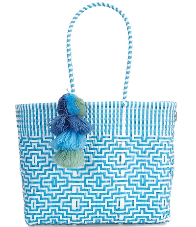 Squeeze De Citron Sconset In Sky Medium Tote Bag