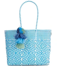 Squeeze De Citron Sconset In Sky Medium Tote Bag