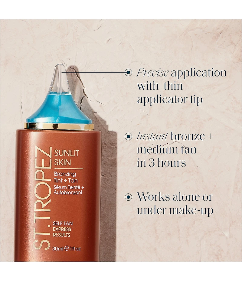 St Tropez Sunlit Skin Bronzing Tint and Self Tan Serum