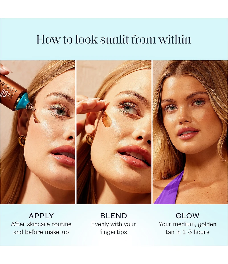 St Tropez Sunlit Skin Bronzing Tint and Self Tan Serum