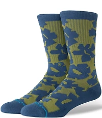 Stance Stamped Floral Crew Socks