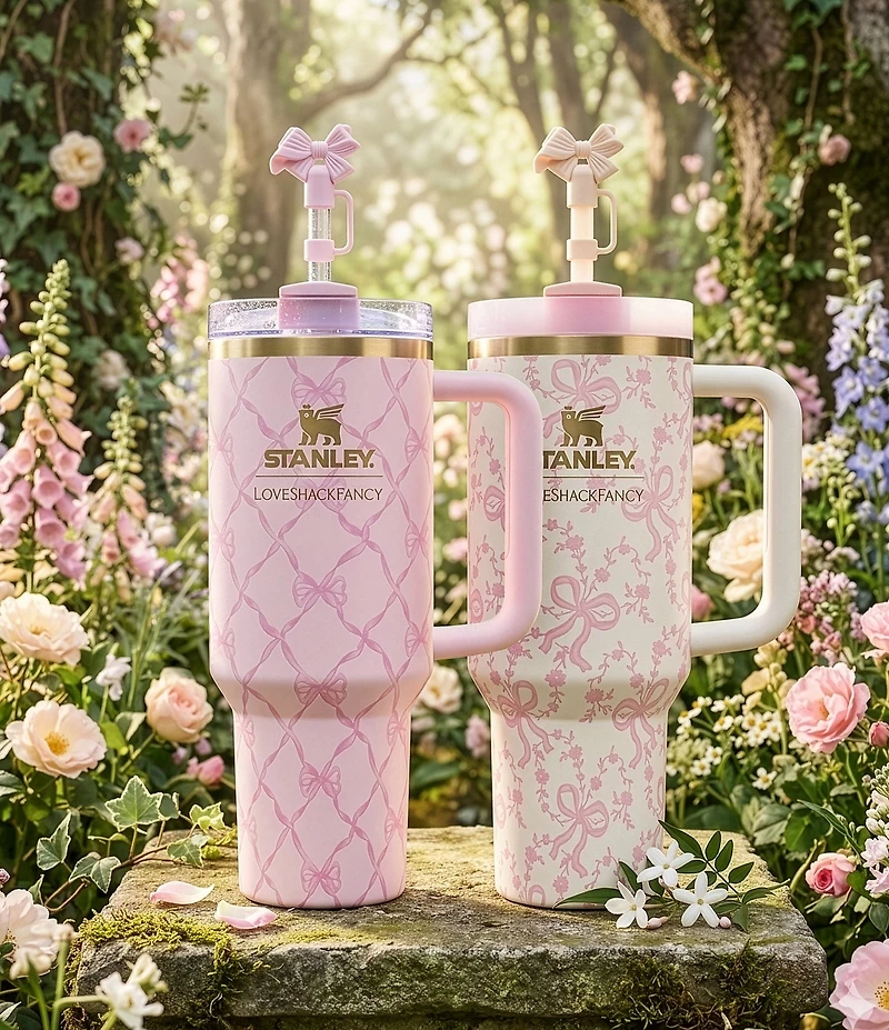 Stanley x LoveShackFancy Baby Bow Quencher H2.0 FlowState™ Tumbler, 40 oz.