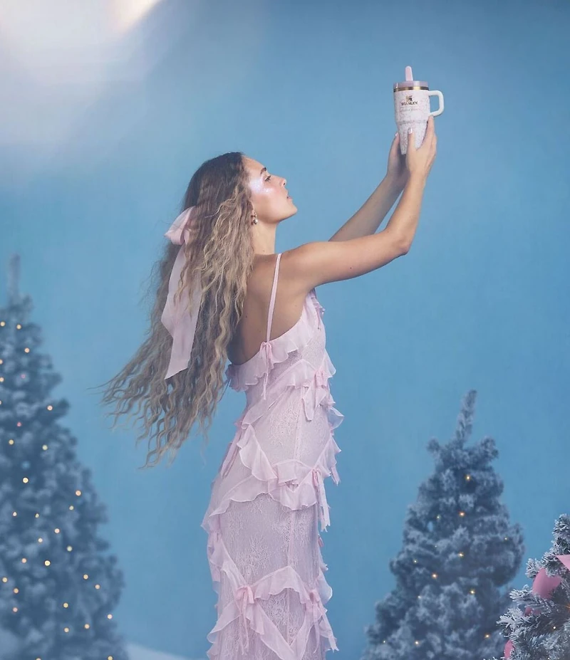 Stanley x LoveShackFancy Coquette Bow Quencher ProTour Flip Straw Tumbler, 20 oz.