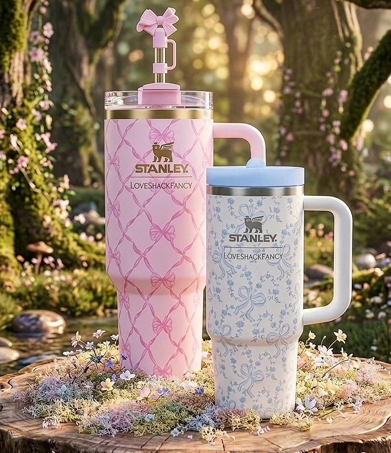 Stanley x LoveShackFancy Coquette Bow Quencher ProTour Flip Straw Tumbler, 30 oz.