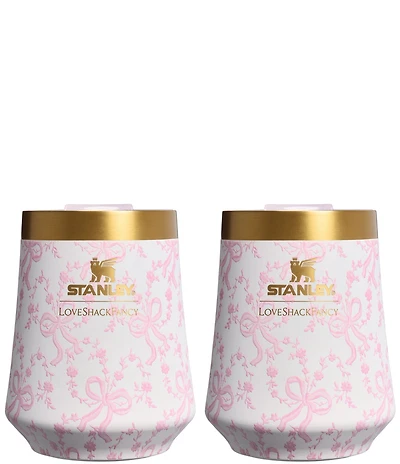 Stanley x LoveShackFancy Coquette Bow The Reserve Wine Tumbler, Set of 2