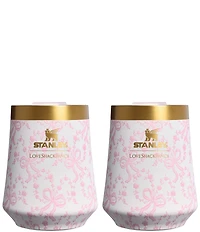 Stanley x LoveShackFancy Coquette Bow The Reserve Wine Tumbler, Set of 2