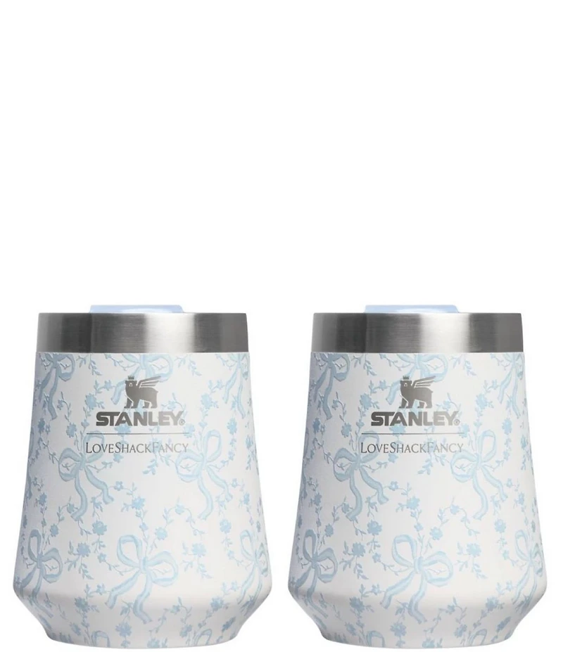 Stanley x LoveShackFancy Coquette Bow The Reserve Wine Tumbler, Set of 2