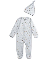 Starting Out Baby Boys Bunny Long Sleeve Footie Coverall