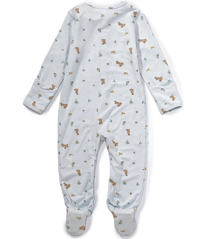 Starting Out Baby Boys Bunny Long Sleeve Footie Coverall