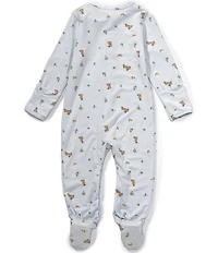 Starting Out Baby Boys Bunny Long Sleeve Footie Coverall