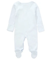 Starting Out Baby Boys Long-Sleeve Bear Pocket Footie Coverall