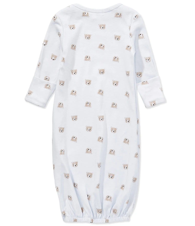 Starting Out Baby Boys Long Sleeve Bear Print Gown