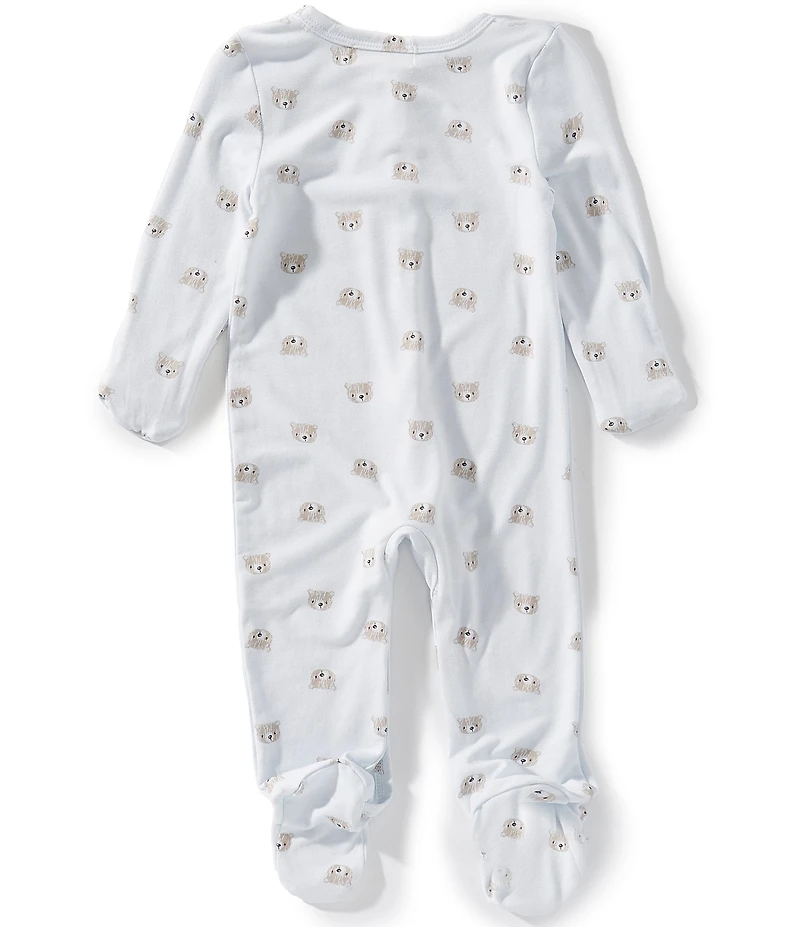 Starting Out Baby Boys Long Sleeve Footie Bear Coverall & Knot Hat 2-Piece Set Bear Footed
