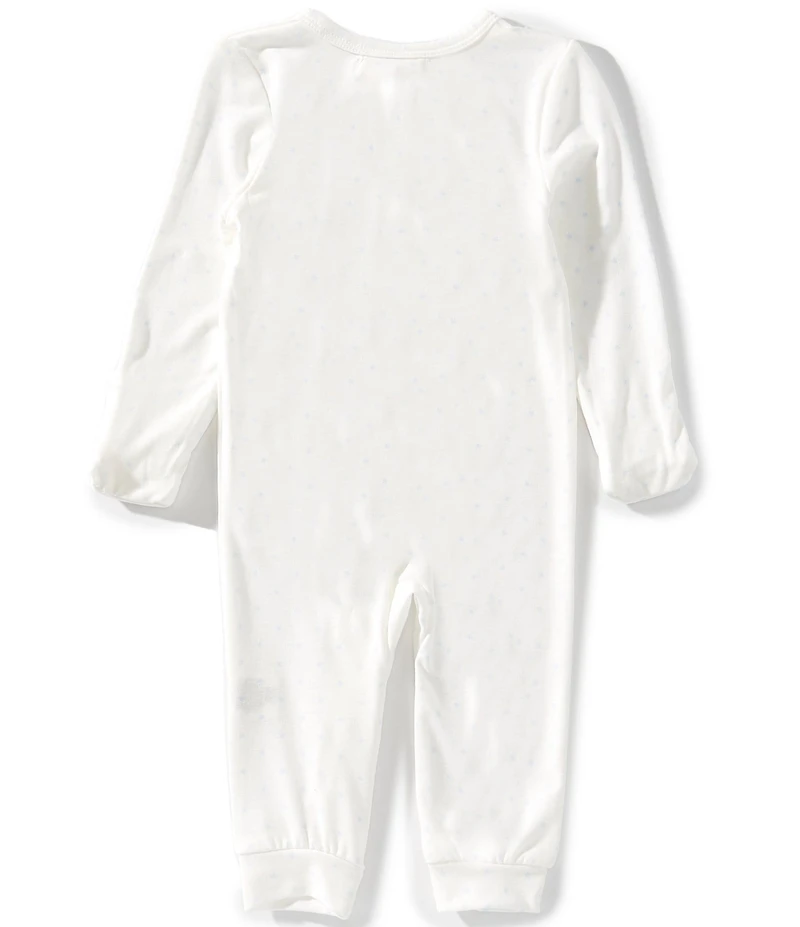 Starting Out Baby Boys Long Sleeve Star Print Coverall & Knot Hat Set