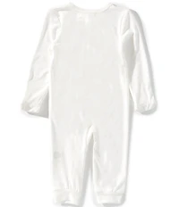 Starting Out Baby Boys Long Sleeve Star Print Coverall & Knot Hat Set