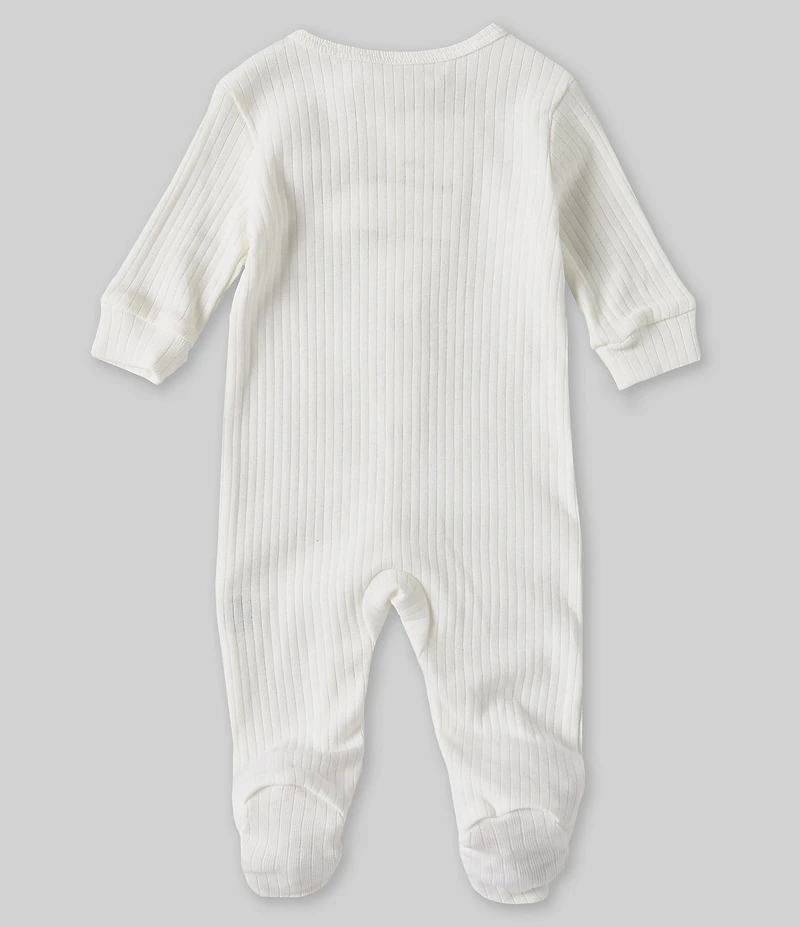Starting Out Baby Long-Sleeve Bear Pocket Footie Coverall