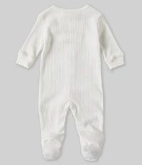 Starting Out Baby Long-Sleeve Bear Pocket Footie Coverall