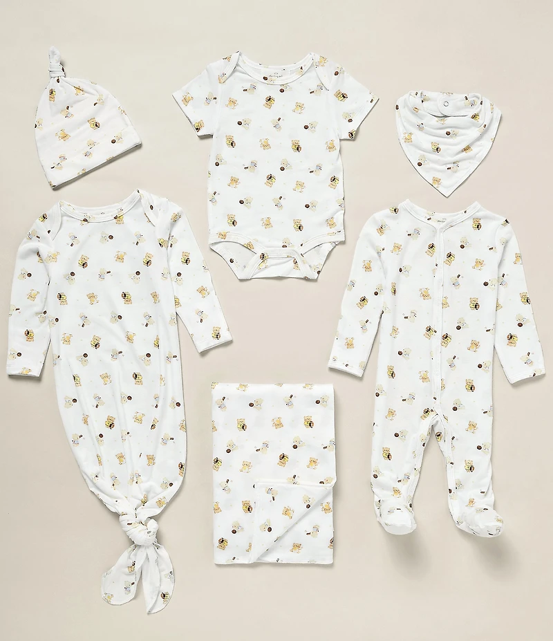 Starting Out Baby Boys Round Neckline Long Sleeve Sports Footie Coverall