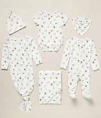 Starting Out Baby Boys Round Neckline Long Sleeve Sports Footie Coverall