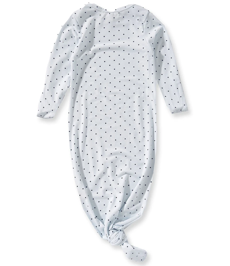 Starting Out Baby Boys Long Sleeve Star Print Sleep Gown & Hat Set