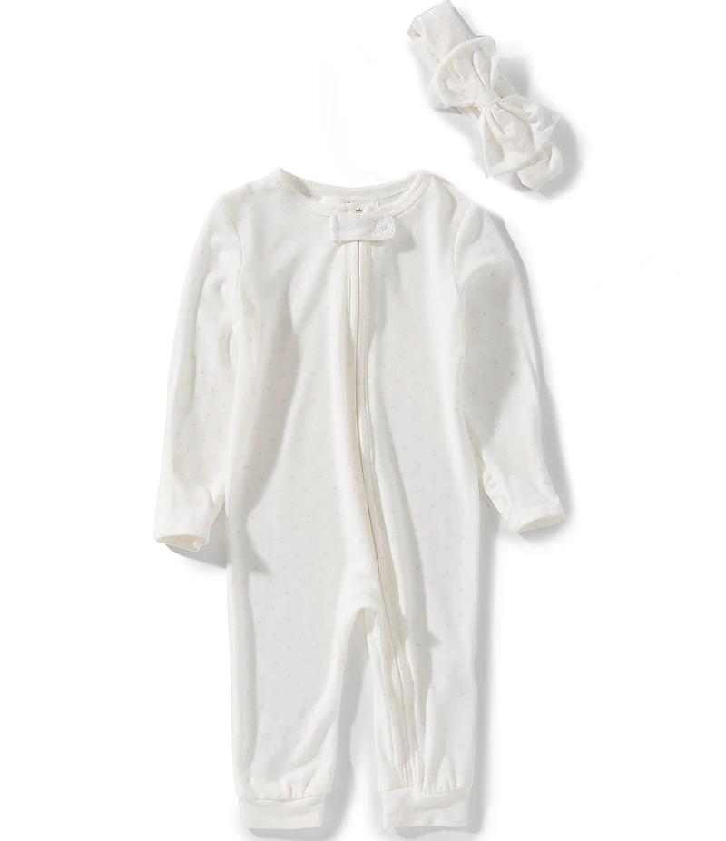 Starting Out Baby Girl Star Print Coverall