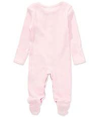 Starting Out Baby Girls Long-Sleeve Bear Pocket Footie Coverall