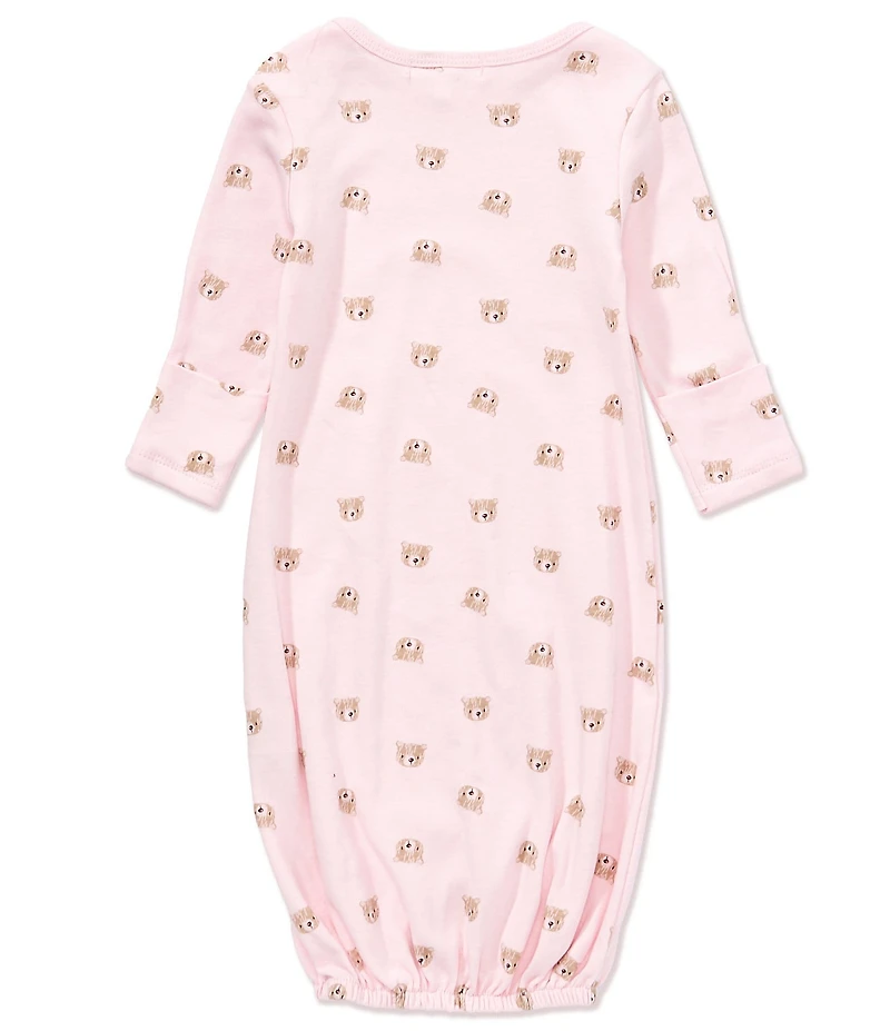 Starting Out Baby Girls Long Sleeve Bear Print Gown