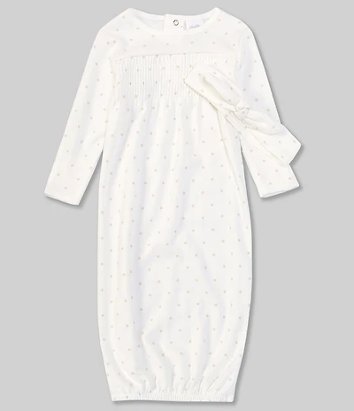 Starting Out Baby Girls Dotted Gown