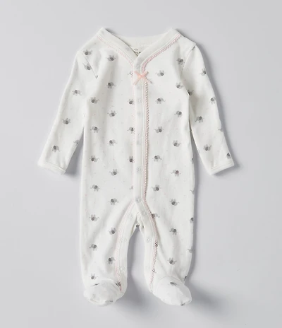 Starting Out Baby Girls Long-Sleeve Elephant Footie Coverall