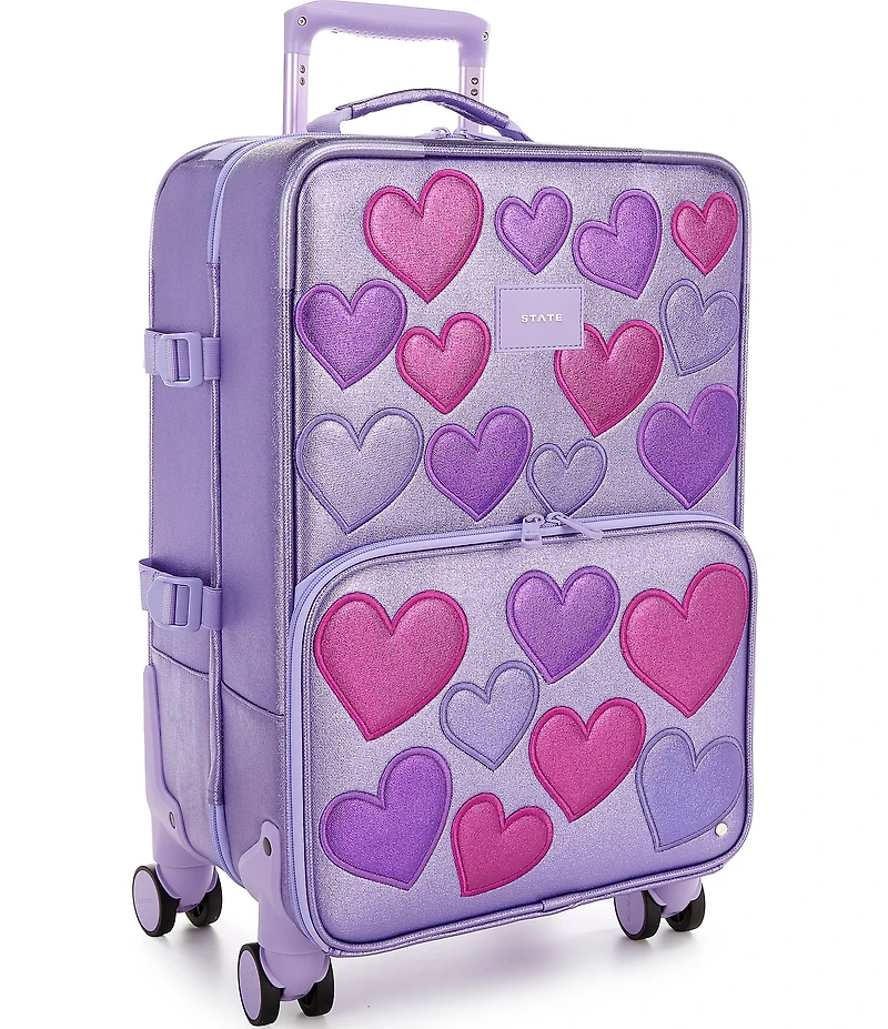 STATE Bags 3D Hearts Logan Carry-On Suitcase