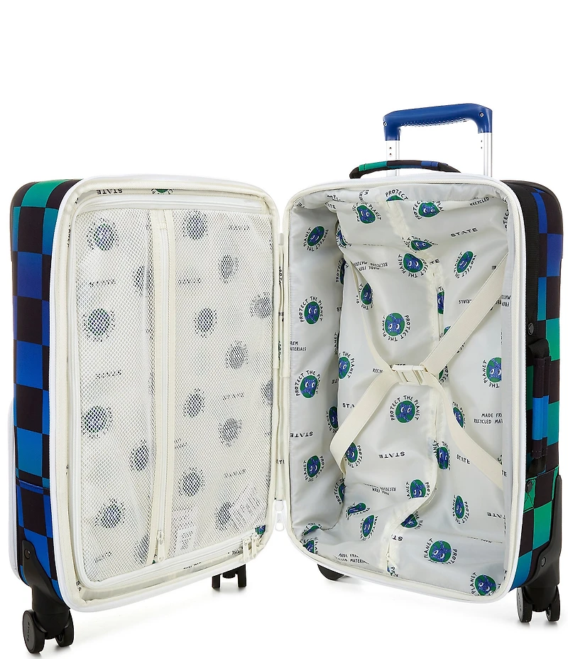 STATE Bags Checkerboard Logan Carry-On Suitcase
