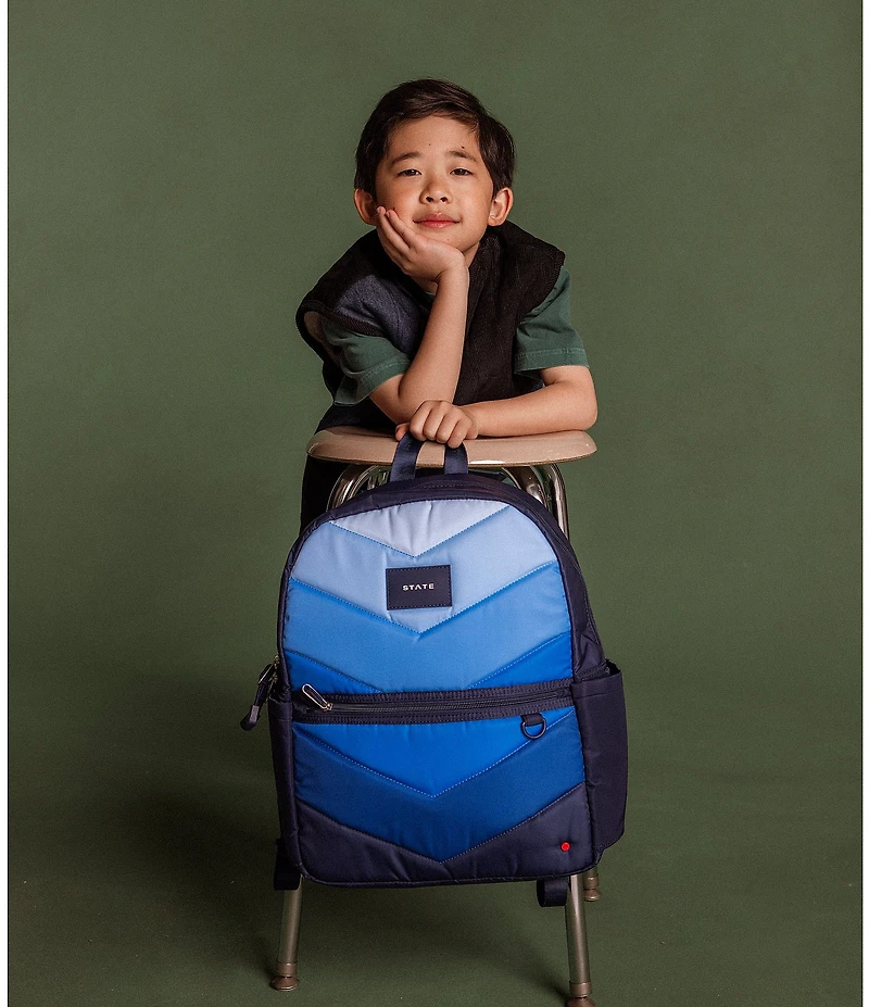 STATE Bags Kids Kane Chevron Double Pocket Backpack