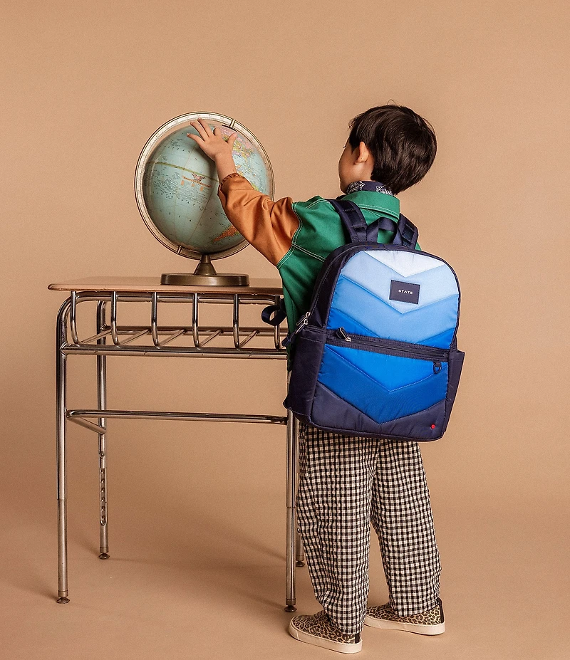 STATE Bags Kids Kane Chevron Double Pocket Backpack