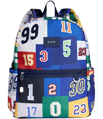 Kids Kane Double Pocket Varsity Number Backpack