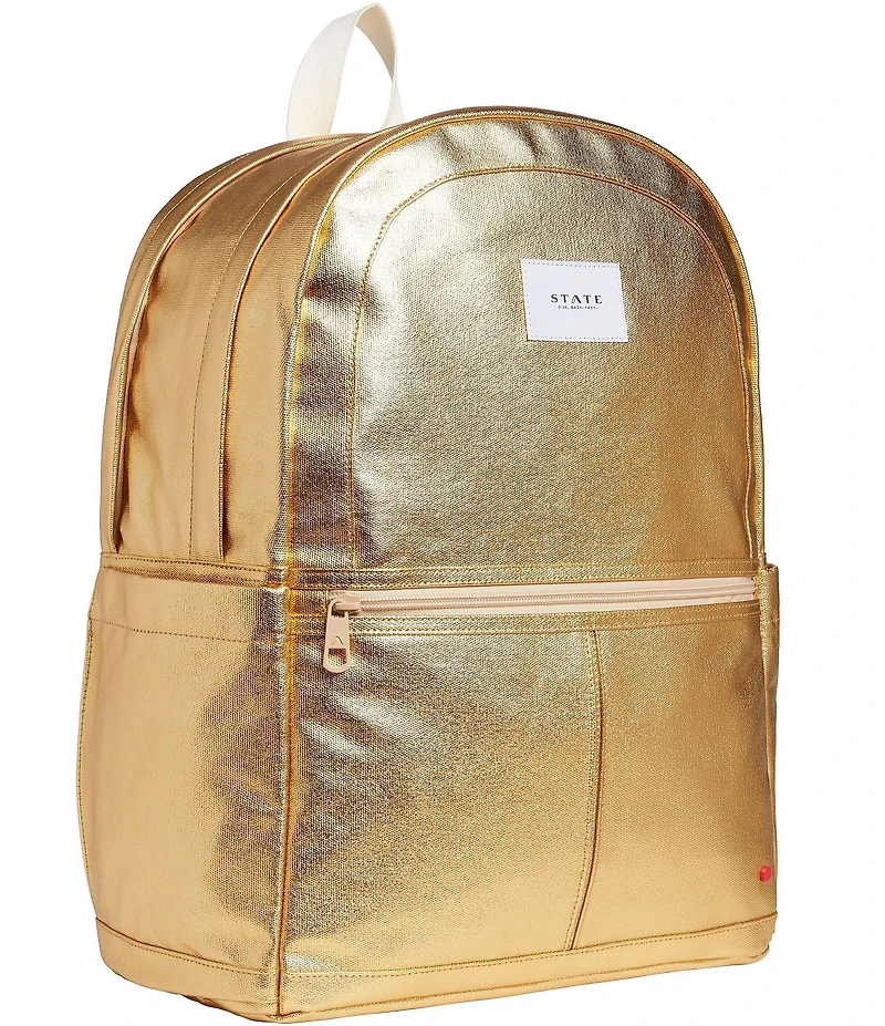STATE Bags Kids Kane Gold Double Pocket Large Backpack