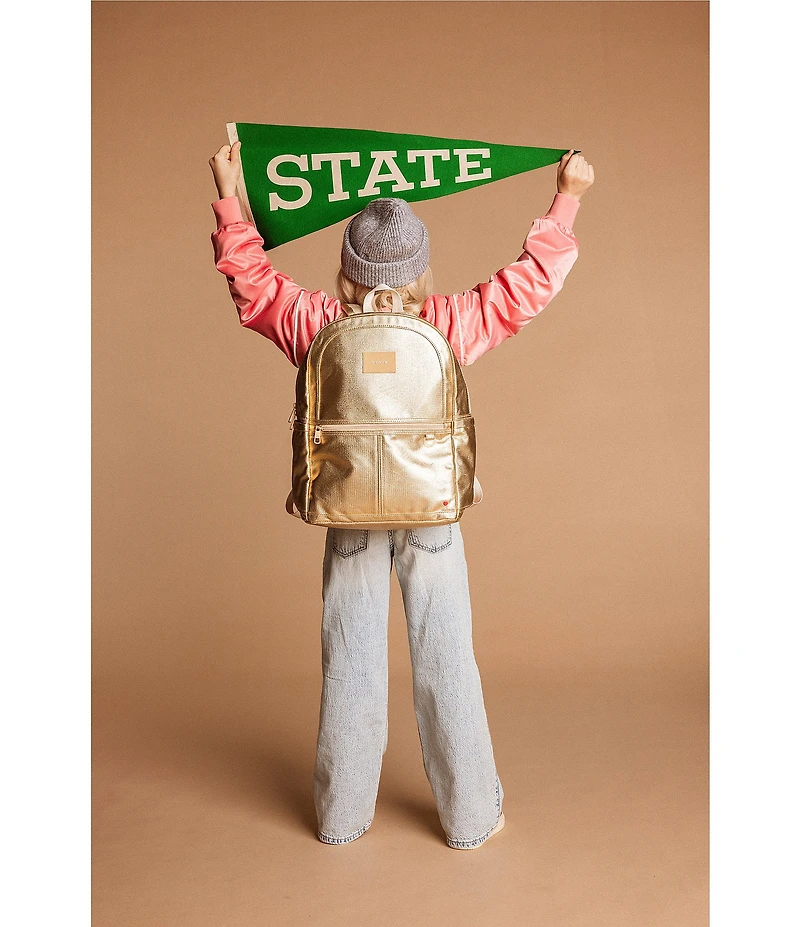 STATE Bags Kids Kane Gold Double Pocket Large Backpack