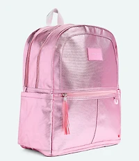 STATE Bags Kids Kane Pink/Silver Double Pocket Large Backpack