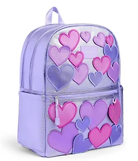 STATE Bags Kids Kane 3D Hearts Double Pocket Backpack