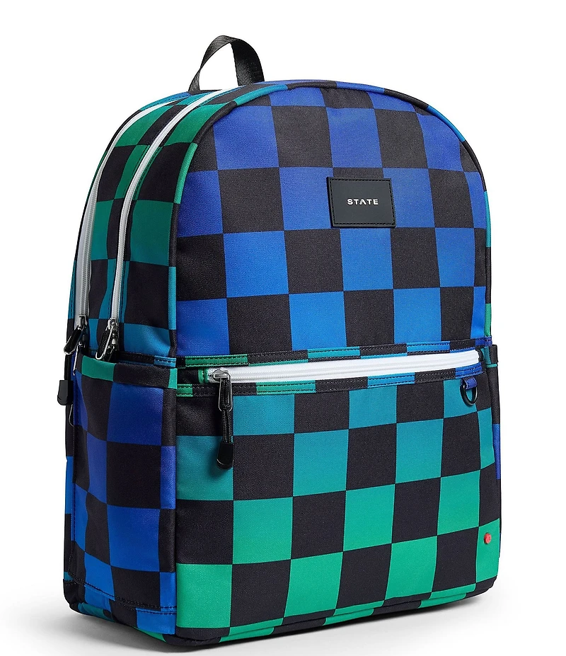 STATE Bags Kids Kane Checkerboard Double Pocket Backpack
