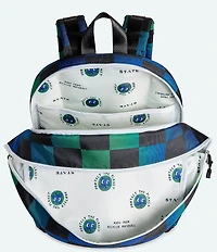 STATE Bags Kids Kane Checkerboard Double Pocket Backpack