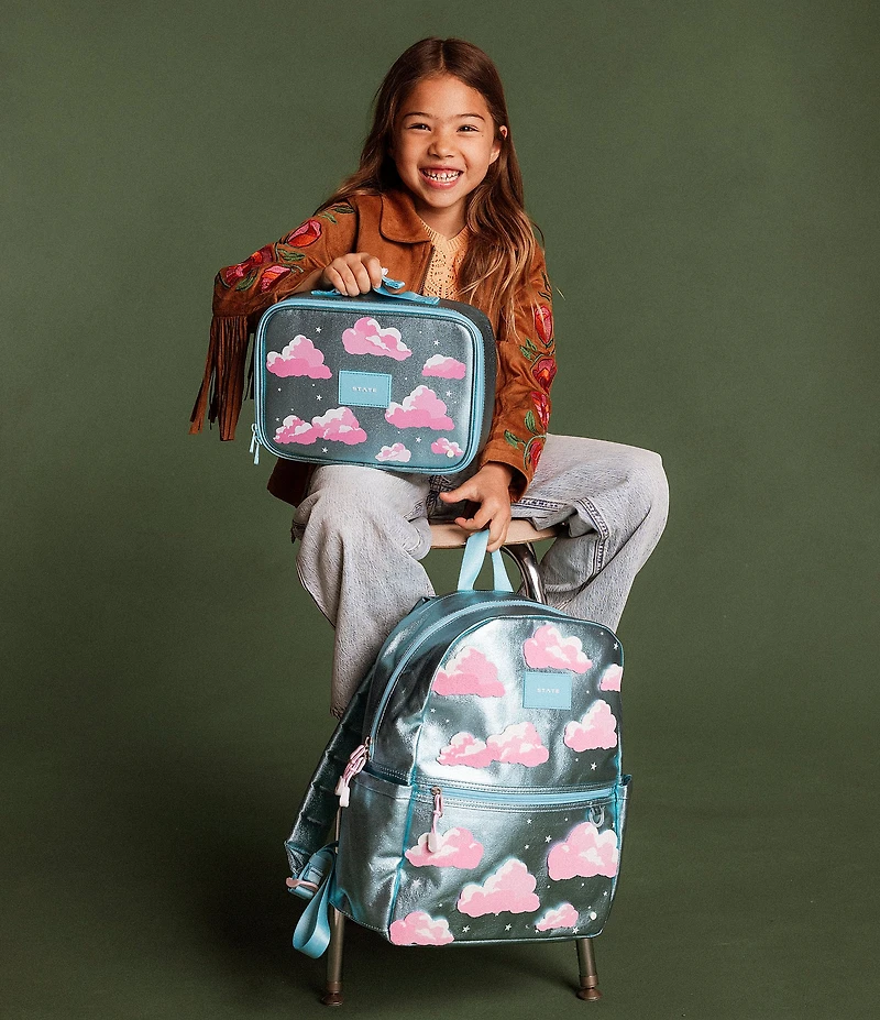 STATE Bags Kids Kane Clouds Double Pocket Backpack