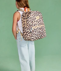 STATE Bags Kids Kane Double-Pocket Leopard-Print Backpack