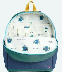 STATE Bags Kids Kane Green/Navy Backpack