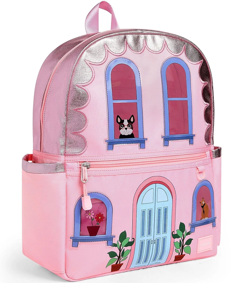 STATE Bags Kids Kane Pink House Mini Backpack