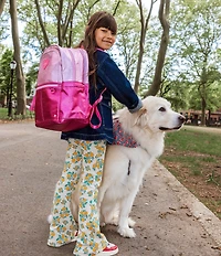 STATE Bags Kids Kane Pink/Hot Pink Double Pocket Backpack