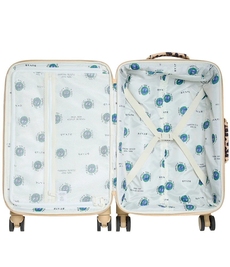STATE Bags Leopard Logan Carry-On Suitcase