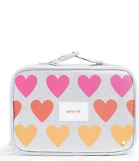 STATE Bags Kids Rodgers Fuzzy Hearts Lunch Box