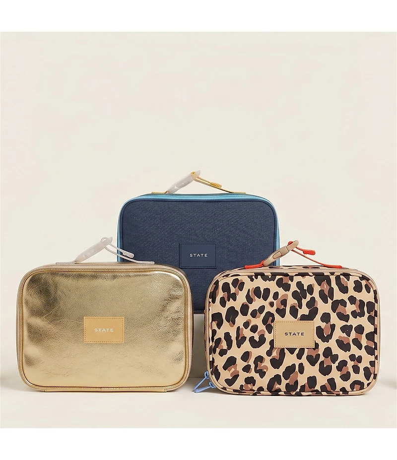 STATE Bags Rodgers Leopard Print Lunch Box