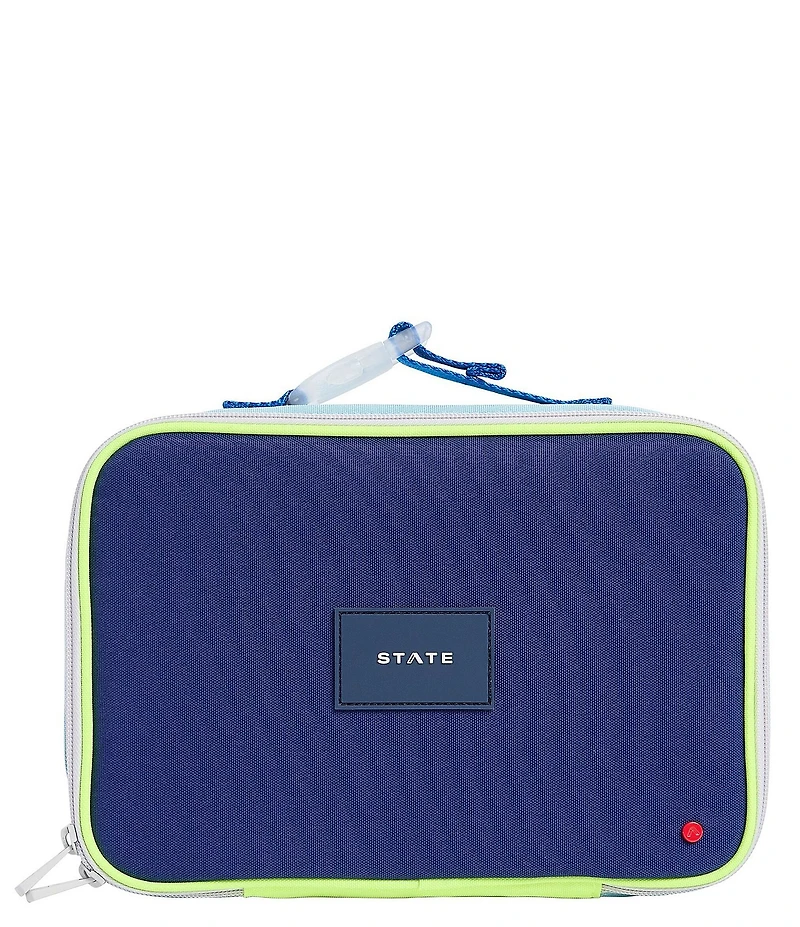 STATE Bags Kids Rodgers Navy/Neon Lunch Box