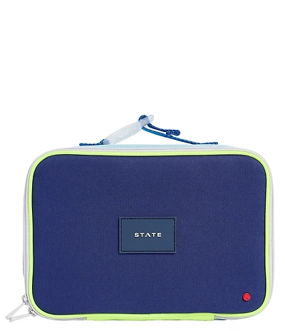 STATE Bags Kids Rodgers Navy/Neon Lunch Box